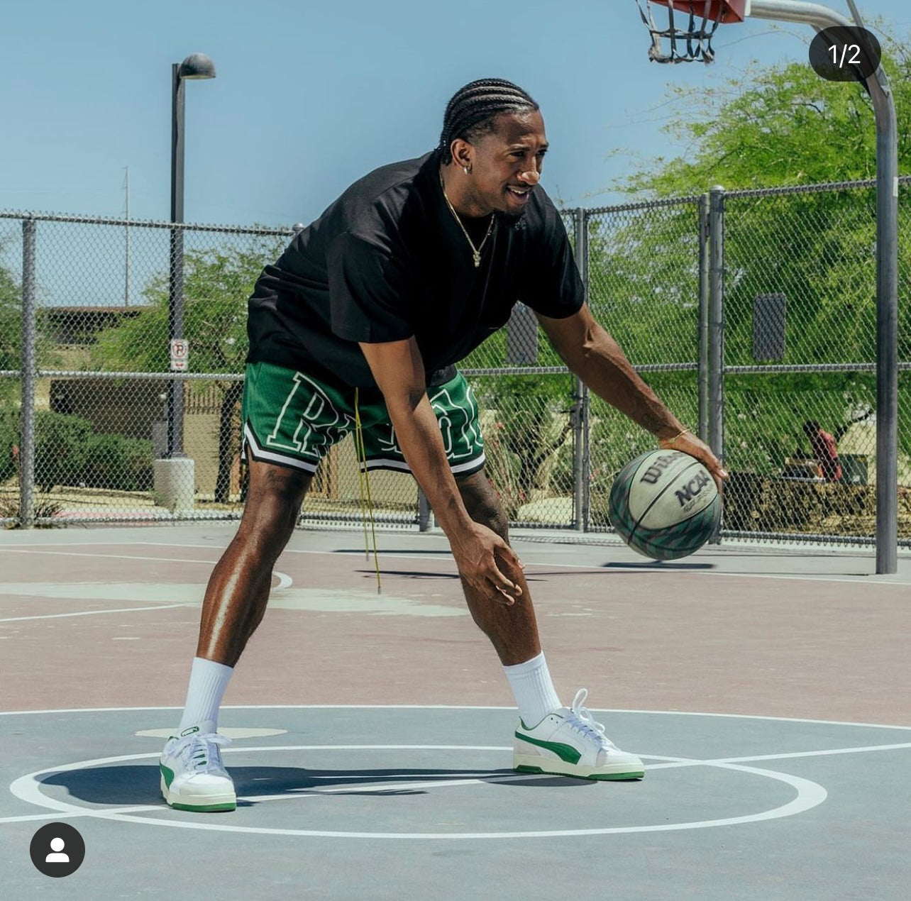 SOLA-RHUDE sports shorts