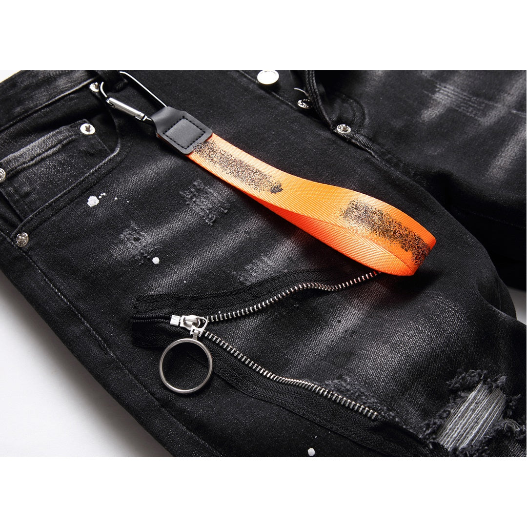 SOLA-D2 Cowboy feet Jeans