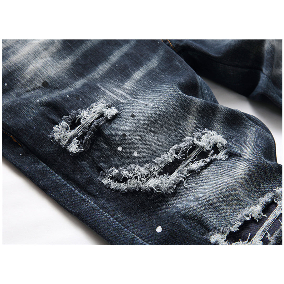 SOLA-embroidery Jeans