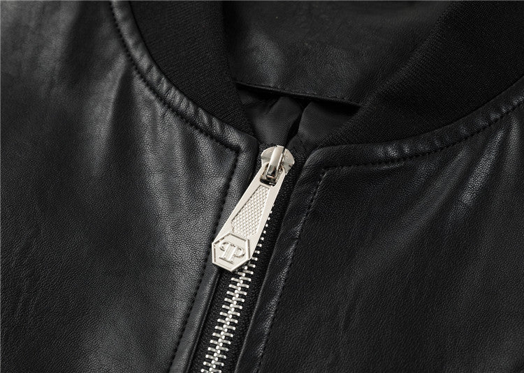 NEW-PP Leather Jacket