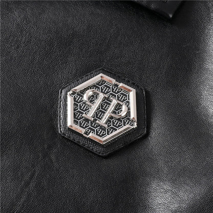 NEW-PP Leather Jacket