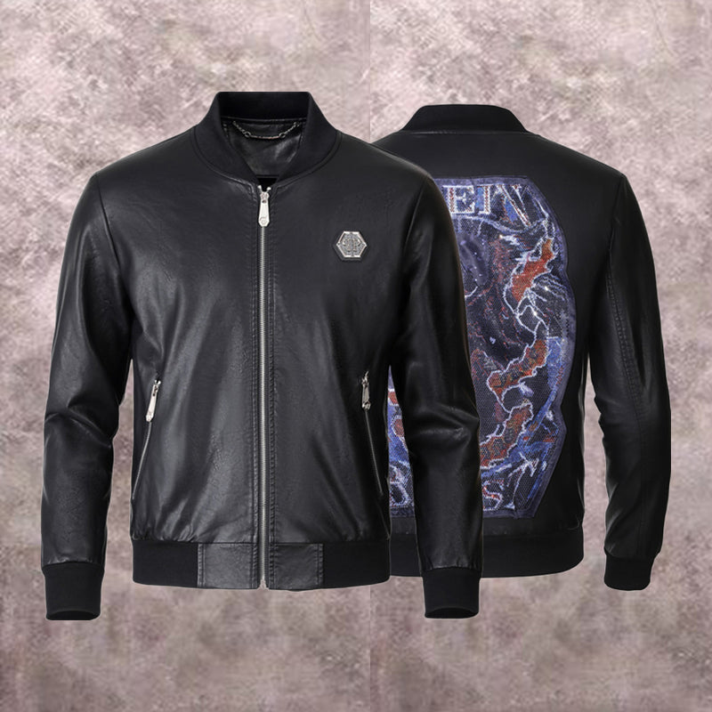 NEW-PP Leather Jacket