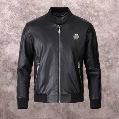 NEW-PP Leather Jacket