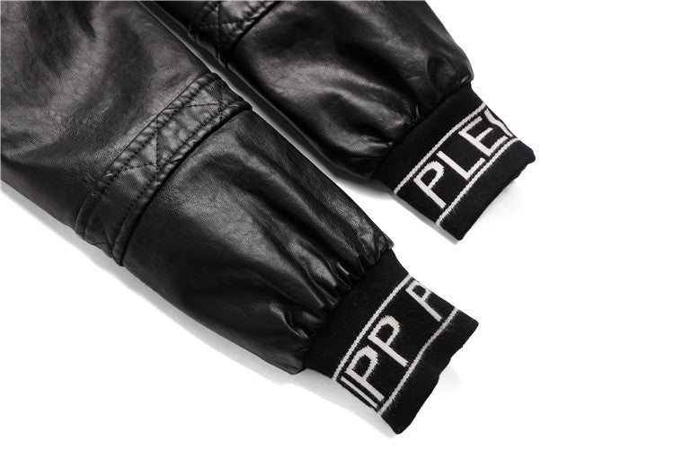 NEW-PP Leather Jacket