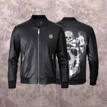 NEW-PP Leather Jacket