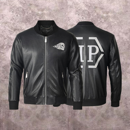 NEW-PP Leather Jacket