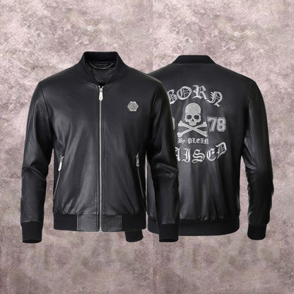 NEW-PP Leather Jacket