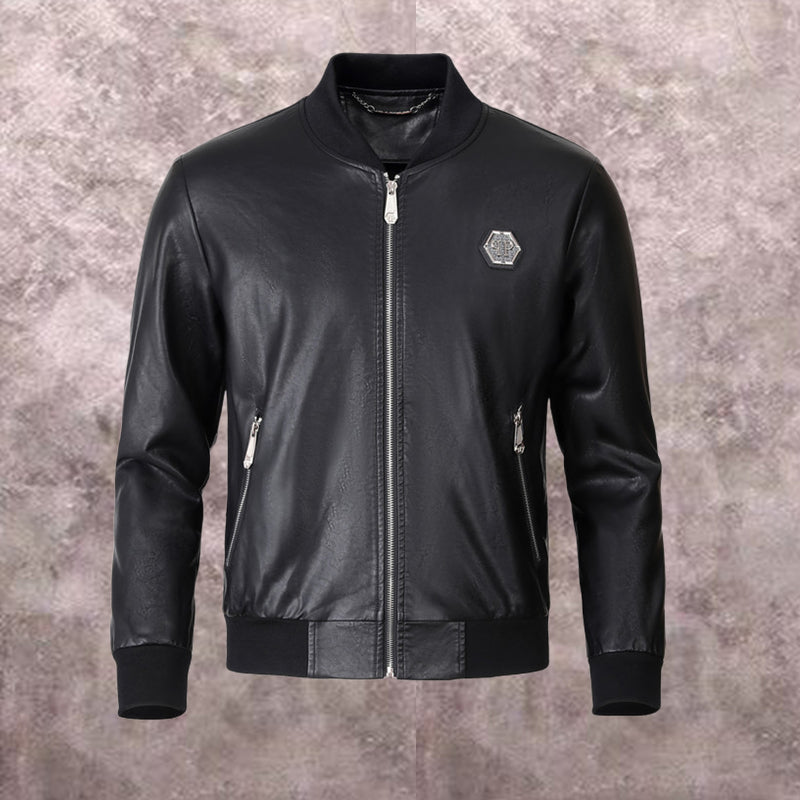 NEW-PP Leather Jacket