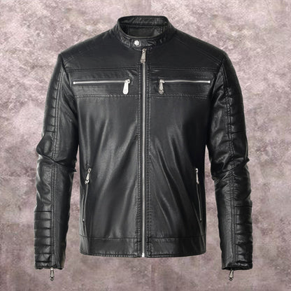 NEW-PP Leather Jacket