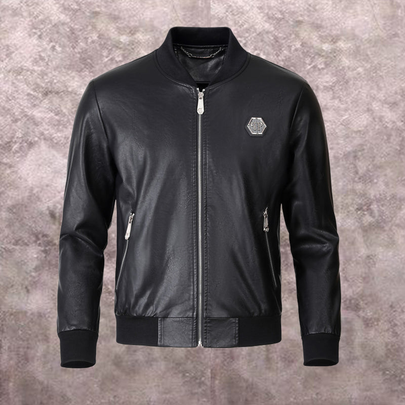 NEW-PP Leather Jacket