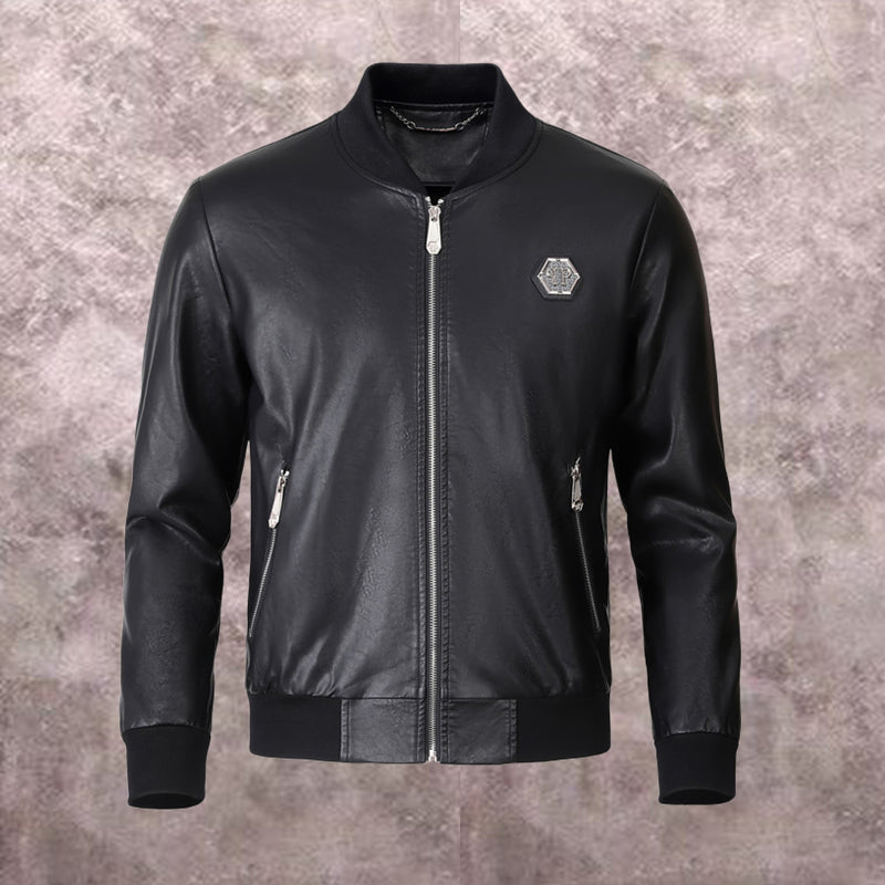 NEW-PP Leather Jacket