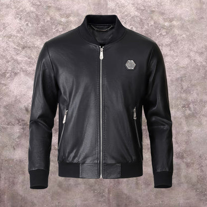 NEW-PP Leather Jacket