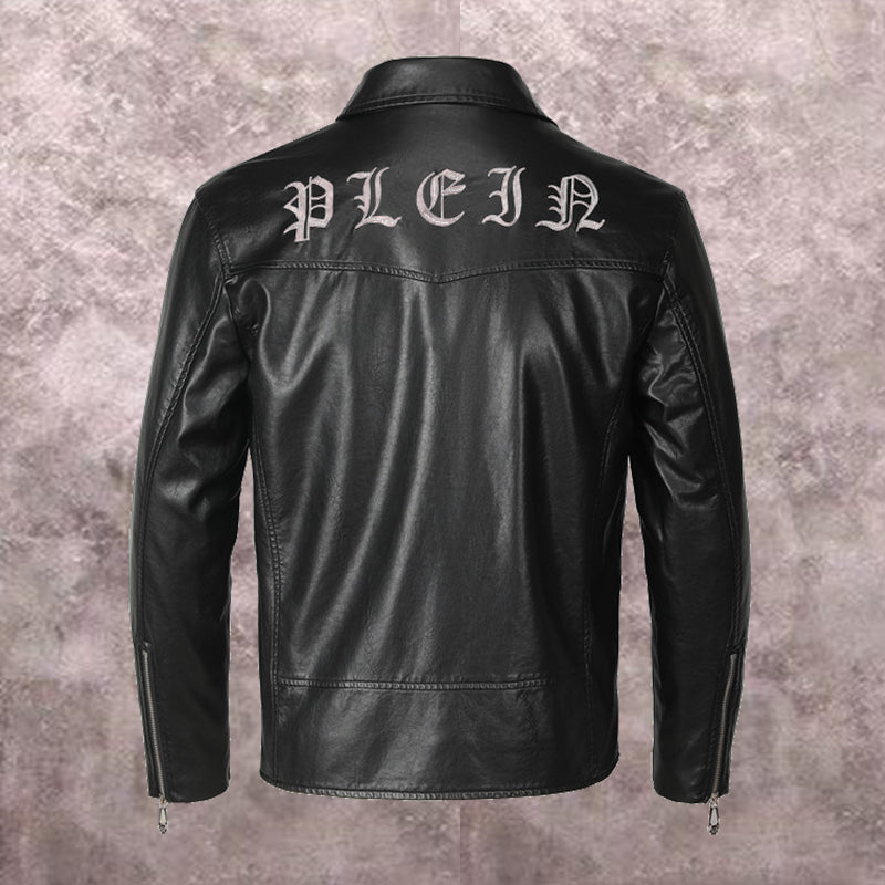 NEW-PP Leather Jacket