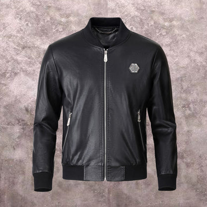 NEW-PP Leather Jacket