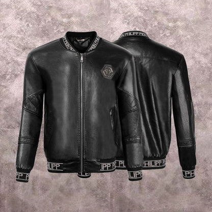 NEW-PP Leather Jacket