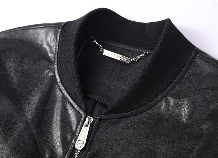 NEW-PP Leather Jacket