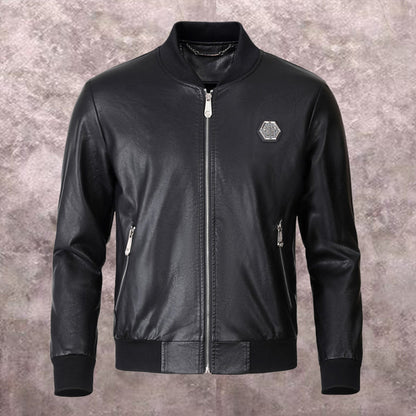 NEW-PP Leather Jacket