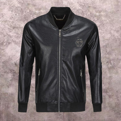 NEW-PP Leather Jacket