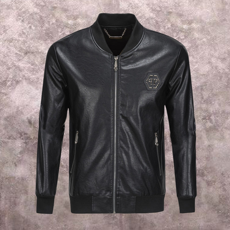 NEW-PP Leather Jacket