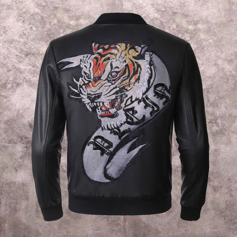 NEW-PP Leather Jacket