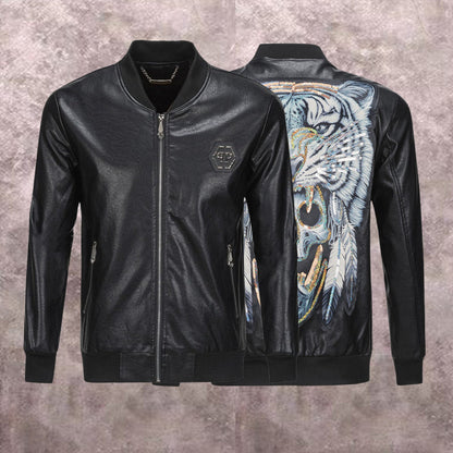 NEW-PP Leather Jacket