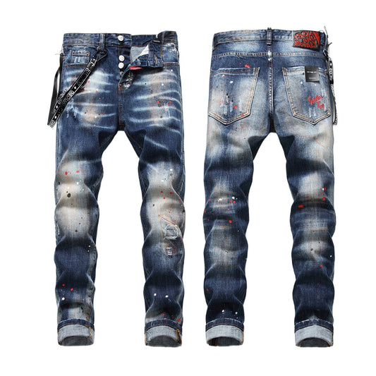 SOLA- Spray paint Jeans