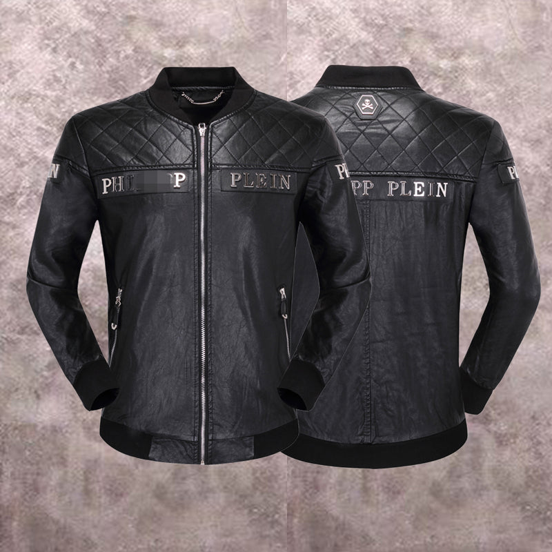 NEW-PP Leather Jacket
