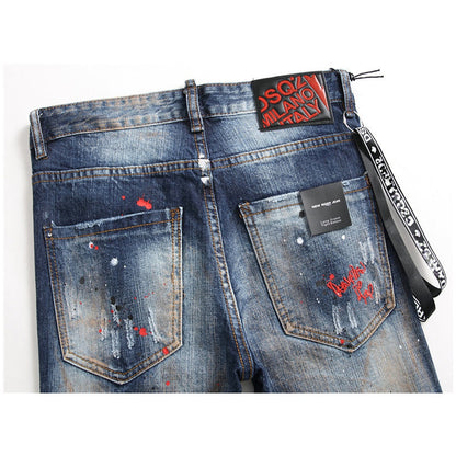 SOLA- Spray paint Jeans
