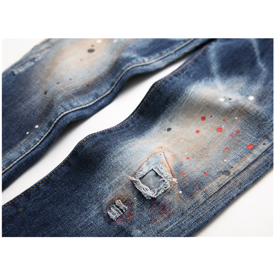 SOLA- Spray paint Jeans