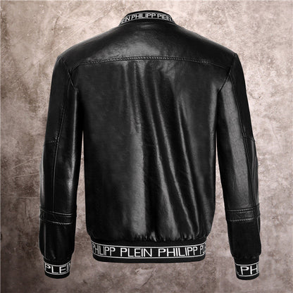 NEW-PP Leather Jacket