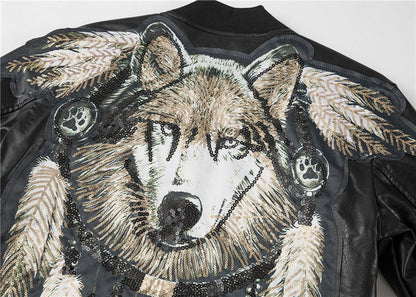 NEW-PP Leather Jacket