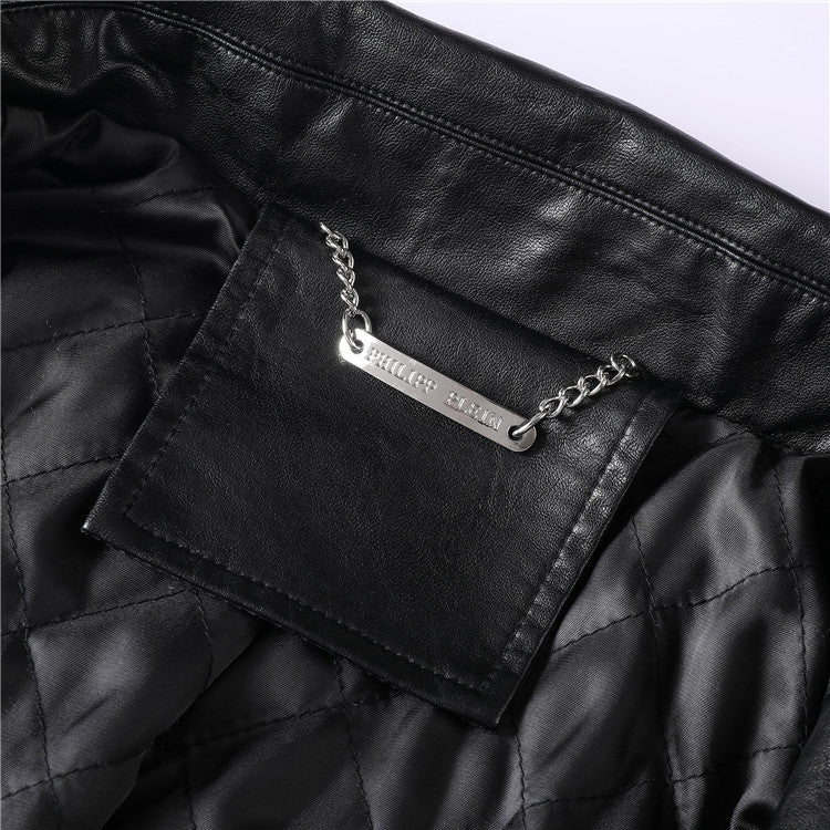 NEW-PP Leather Jacket