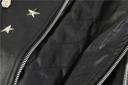 NEW-PP Leather Jacket