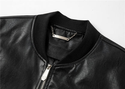 NEW-PP Leather Jacket