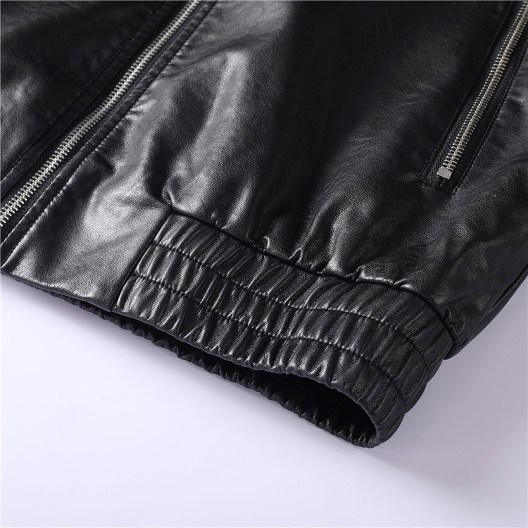 NEW-PP Leather Jacket