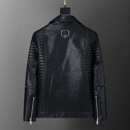 NEW-PP Leather Jacket