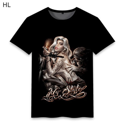 NEW-Printed Collaboration T-shirt