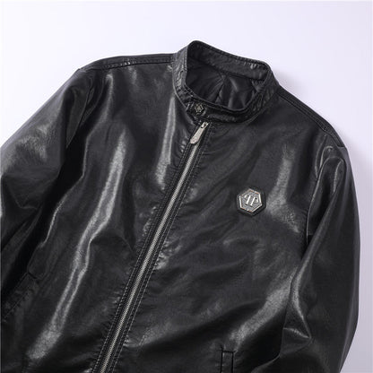 NEW-PP Leather Jacket