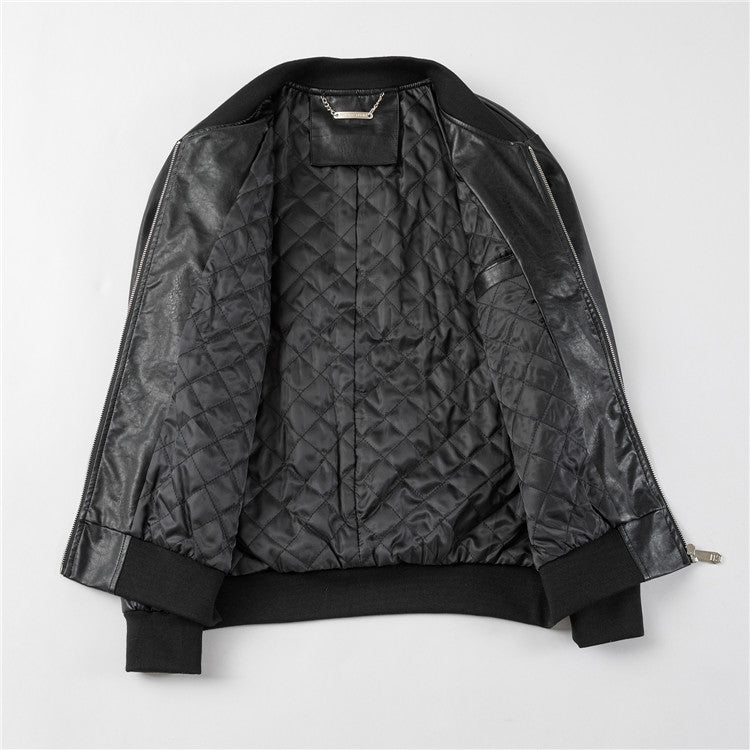 NEW-PP Leather Jacket