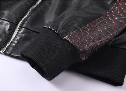 NEW-PP Leather Jacket