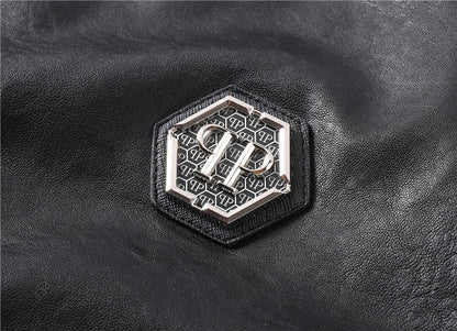 NEW-PP Leather Jacket