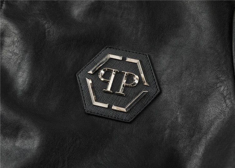 NEW-PP Leather Jacket