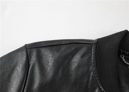 NEW-PP Leather Jacket