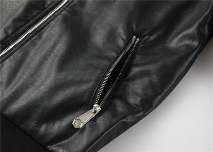 NEW-PP Leather Jacket